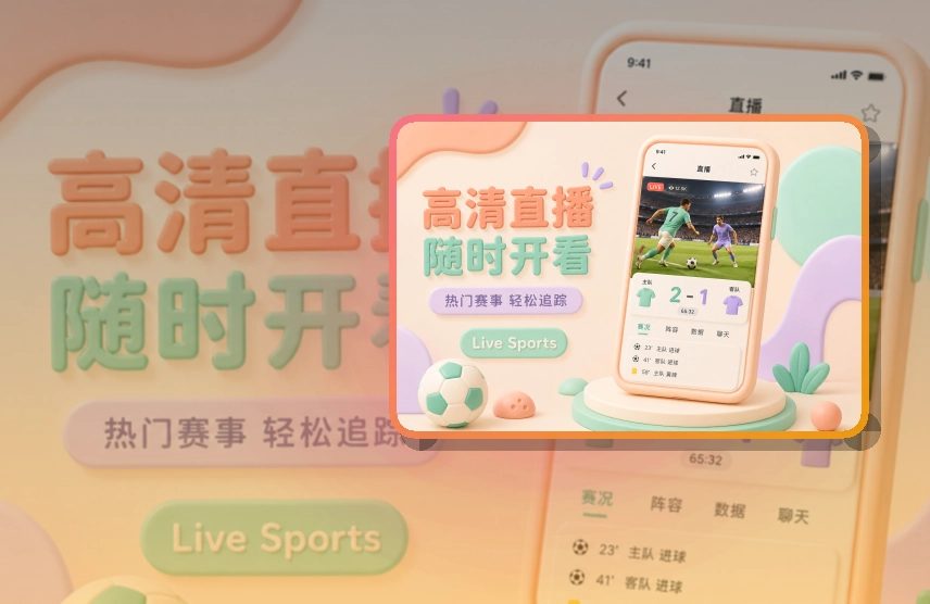 轻量下载 · App使用入口 · 比赛状态一眼看懂界面展示